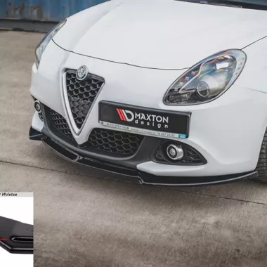 LAMA SOTTOPARAURTI ANTERIORE V.2 MAXTON DESIGN PER ALFA ROMEO GIULIETTA FACELIFT NERO OPACO