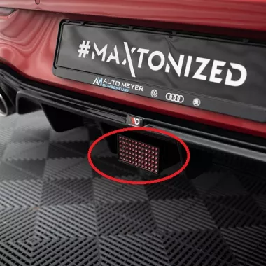 LUCE STOP LED PER DIFFUSORE MAXTON DESIGN PER VW GOLF MK8 GTI CLUBSPORT