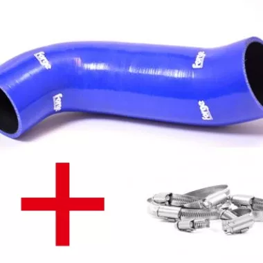 MANICOTTO SILICONICO ASPIRAZIONE FORGE MOTORSPORT PER SKODA SUPERB 3V 2.0 TSI (BLU, CON FASCETTE)