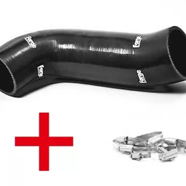 MANICOTTO SILICONICO ASPIRAZIONE FORGE MOTORSPORT PER VW GOLF MK7 GTI (NERO, CON FASCETTE)