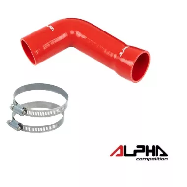 MANICOTTO SILICONICO ASPIRAZIONE ALPHA COMPETITION PER AUDI TT 8S 1.8 e 2.0 TFSI (ROSSO)