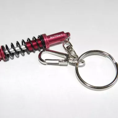 PORTACHIAVI AMMORTIZZATORE A GHIERA COLORE FUCSIA