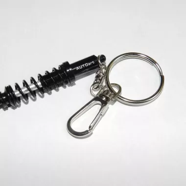PORTACHIAVI AMMORTIZZATORE A GHIERA COLORE NERO