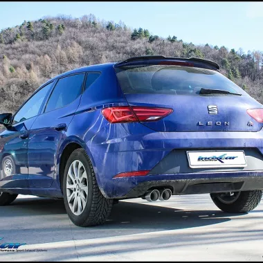 SCARICO FINALE SPORTIVO LIBERO RACING INOXCAR PER SEAT LEON 5F 1.5 TSI FR 150CV (PONTE FISSO)