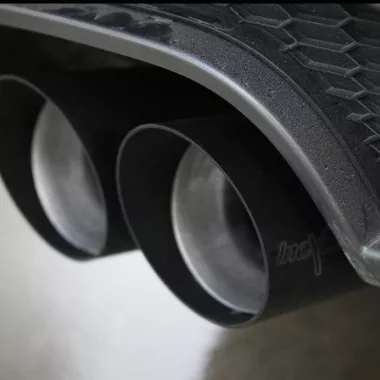 SCARICO FINALE SPORTIVO SILENZIATO RACING BLACK CERAMIC INOXCAR PER AUDI A3 8V 1.5 TSI 150CV