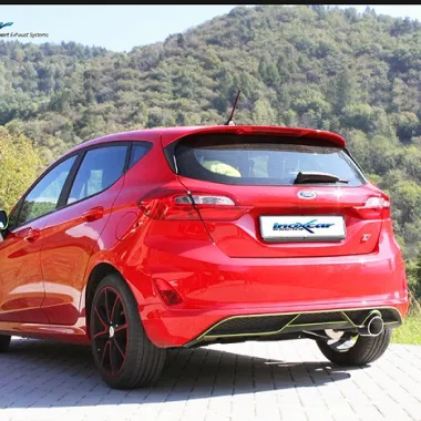 SCARICO FINALE SPORTIVO SILENZIATO X-RACE INOXCAR PER FORD FIESTA MK8 1.5 TDCI 120CV ST-LINE