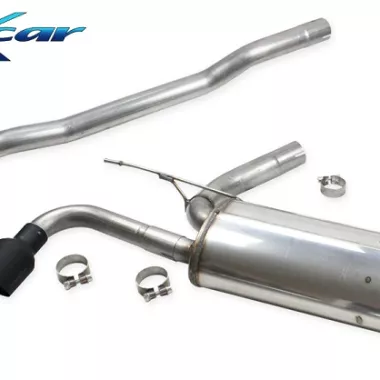 SCARICO FINALE SPORTIVO SILENZIATO RACING BLACK CERAMIC INOXCAR PER BMW SERIE 1 F40 116i/118i 1.5T (USCITA SINGOLA)