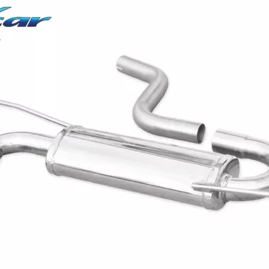 SCARICO FINALE SPORTIVO SILENZIATO RACING INOXCAR PER VW SCIROCCO MK3 1.4 TSI 160CV (DOPPIA USCITA Ø 80MM)