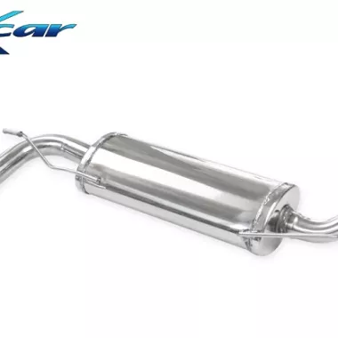 SCARICO FINALE SPORTIVO SILENZIATO INOXCAR 80MM PER TOYOTA AYGO 1.0 69CV