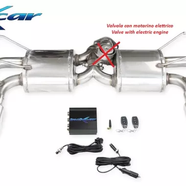 SCARICO FINALE SPORTIVO SILENZIATO CON VALVOLA INOXCAR PER ABARTH 124 SPIDER 1.4T MULTIAIR 170CV (4 USCITE)