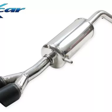 SCARICO FINALE SPORTIVO SILENZIATO BLACK CERAMIC INOXCAR PER OPEL CORSA F 1.2 131 CV GS-LINE