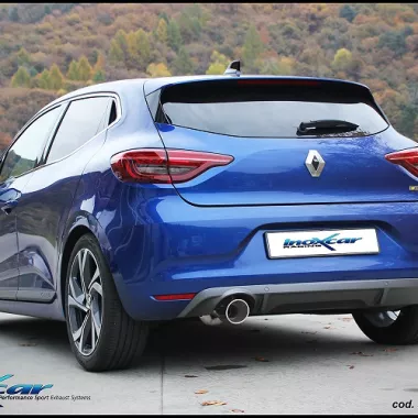 SCARICO FINALE SPORTIVO SILENZIATO X-RACE INOXCAR PER RENAULT CLIO 5 1.3 TCE 131CV