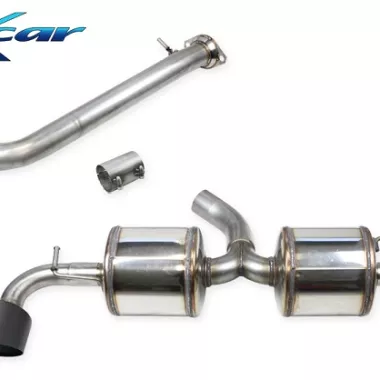 SCARICO SPORTIVO CATBACK DIRETTO RACING BLACK CERAMIC INOXCAR PER TOYOTA YARIS GR 1.6 280CV