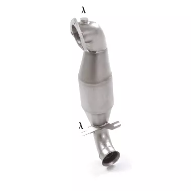 SCARICO SPORTIVO DOWNPIPE CON KAT 200 CELLE RAGAZZON PER PEUGEOT 208 1.6 GTI