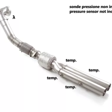 SCARICO SPORTIVO DOWNPIPE DIRETTO RAGAZZON PER AUDI RS3 8Y SPORTBACK