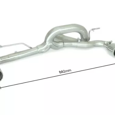 SCARICO FINALE SPORTIVO DIRETTO RAGAZZON PER BMW SERIE 1 F20 / F21 118D - XD USCITA SDOPPIATA