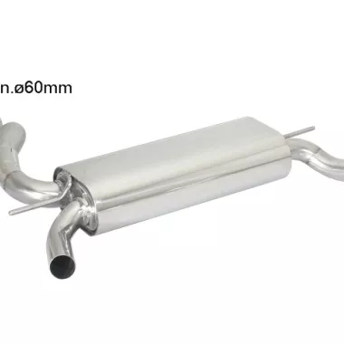 SCARICO FINALE SPORTIVO SILENZIATO RAGAZZON PER RENAULT CLIO RS TROPHY MK4 1.6 TURBO 220CV