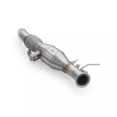 SCARICO SPORTIVO DOWNPIPE DIRETTO + SILENZIATORE RM MOTORS PER BMW F20/F21 114d, 116d, 118d/dx, 120d/dx, 125d MOTORI N47N / N47S1