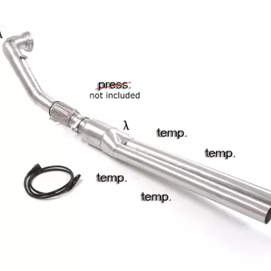 SCARICO SPORTIVO DOWNPIPE CON KAT 200 CELLE RAGAZZON PER CUPRA FORMENTOR VZ5 2.5 TSI 4DRIVE 390CV