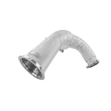 SCARICO SPORTIVO DOWNPIPE DIRETTO ALPHA COMPETITION PER AUDI S4 B9 (CON SCUDO TERMICO)