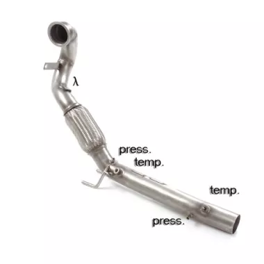 SCARICO SPORTIVO DOWNPIPE DIRETTO RAGAZZON PER AUDI A1 GB MK2 40 TFSI 200CV