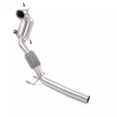 SCARICO SPORTIVO DOWNPIPE CON KAT 200 CELLE RAGAZZON PER AUDI A3 8Y 35 TFSI SPORTBACK