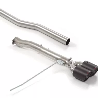 SCARICO FINALE SPORTIVO DIRETTO RAGAZZON PER MINI COOPER F56 JCW 2.0 231CV TERMINALI ROTONDI 2X100MM CARBON