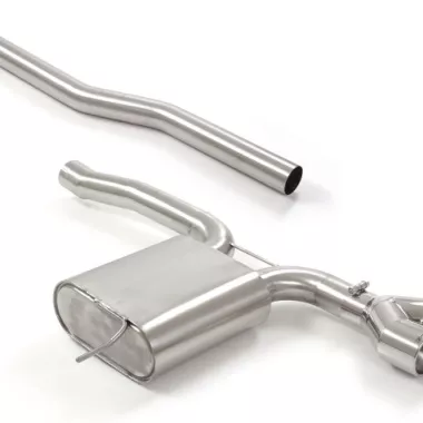 SCARICO FINALE SPORTIVO SILENZIATO RAGAZZON PER MINI COOPER F56 JCW 2.0 231CV TERMINALI ROTONDI 2X102MM