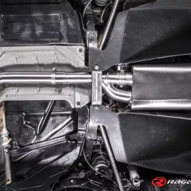 SCARICO FINALE SPORTIVO SILENZIATO RAGAZZON PER MINI COOPER F56 JCW 2.0 231CV TERMINALI CENTRALI 2/129MM SPORT LINE (CON VALVOLA)