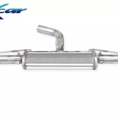 SCARICO FINALE SPORTIVO SILENZIATO BLACK CERAMIC INOXCAR PER VW GOLF MK8 GTI