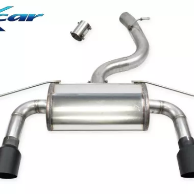 SCARICO FINALE SPORTIVO SILENZIATO BLACK CERAMIC INOXCAR PER AUDI TT 8S MK3 45 TFSI QUATTRO 245CV