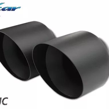 SCARICO FINALE SPORTIVO SILENZIATO BLACK CERAMIC INOXCAR PER FORD FOCUS MK4 1.0 155CV HYBRID (PONTE FISSO)