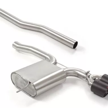 SCARICO FINALE SPORTIVO SILENZIATO RAGAZZON PER MINI COOPER F56 JCW 2.0 231CV TERMINALI ROTONDI 2X100MM CARBON