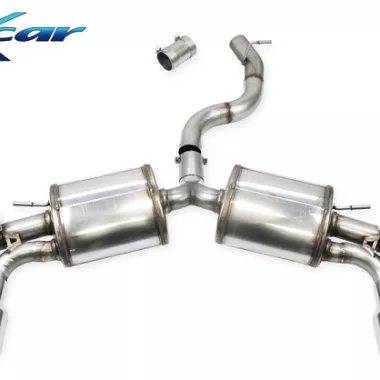 SCARICO FINALE SPORTIVO SILENZIATO RACING CON VALVOLA INOXCAR PER AUDI S3 8Y SPORTBACK (2 SILENZIATORI)
