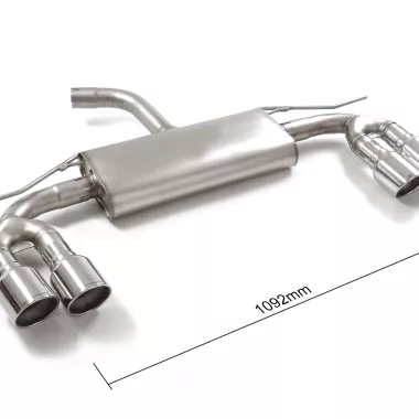 SCARICO FINALE SPORTIVO SILENZIATO SPORTLINE RAGAZZON PER AUDI A3 8Y 35 TFSI SPORTBACK (QUADRUPLA USCITA A VISTA)