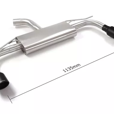 SCARICO FINALE SPORTIVO SILENZIATO SPORT-LINE BLACK RAGAZZON PER VW GOLF MK8 1.5 TSI (CON PONTE MULTILINK)