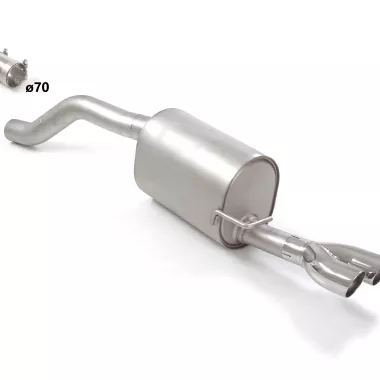 SCARICO FINALE SPORTIVO SILENZIATO SPORT-LINE RAGAZZON PER AUDI A1 GB MK2 40 TFSI 200CV