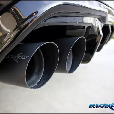 SCARICO FINALE SPORTIVO SILENZIATO INOXCAR PER QUADRUPLA USCITA BLACK CERAMIC RACING PER CUPRA FORMENTOR 1.5 TSI 150CV CON MULTILINK