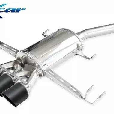 SCARICO FINALE SPORTIVO SILENZIATO BLACK CERAMIC INOXCAR PER HONDA CIVIC FK8 TYPE R 2.0 320CV (TRIPLA USCITA)