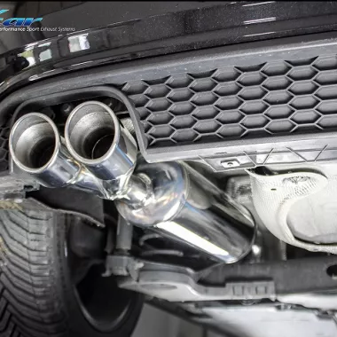 SCARICO FINALE SPORTIVO SILENZIATO X-RACE INOXCAR PER VW POLO AW 1.0 TSI 95CV (USCITA DOPPIA)