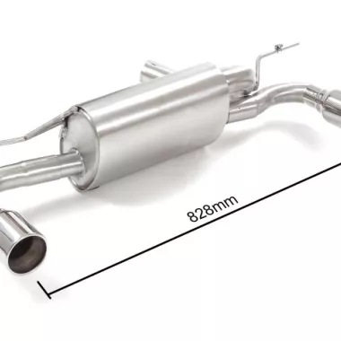 SCARICO FINALE SPORTIVO SILENZIATO RAGAZZON PER BMW SERIE 1 F20/F21 118I (07/2015 - 2019)