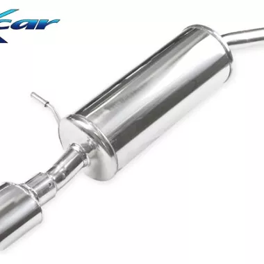 SCARICO FINALE SPORTIVO SILENZIATO INOXCAR PER RENAULT CLIO MK4 GT 1.2 TCE 120CV (USCITA SINGOLA OVALE)