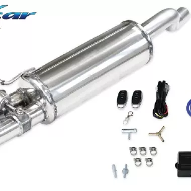 SCARICO FINALE SPORTIVO SILENZIATO RACING CON VALVOLA INOXCAR PER VW POLO AW GTI