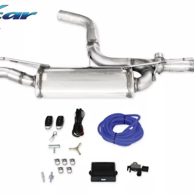 SCARICO FINALE SPORTIVO SILENZIATO X-RACE INOXCAR PER VW GOLF MK 7.5 GTI (CON VALVOLA)