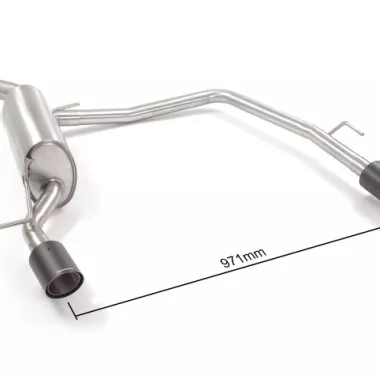 SCARICO FINALE SPORTIVO SILENZIATO CARBON SHOT RAGAZZON PER SEAT IBIZA MK5 1.5 TSI FR 150CV