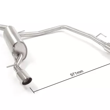 SCARICO FINALE SPORTIVO SILENZIATO SPORT-LINE RAGAZZON PER SEAT IBIZA MK5 1.5 TSI FR 150CV