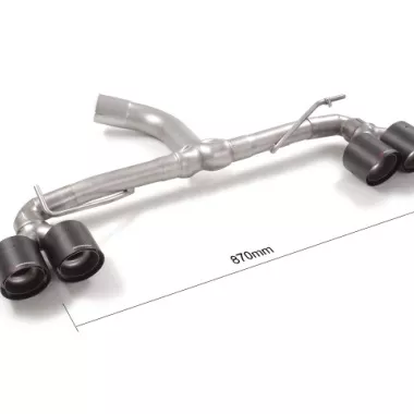 SCARICO FINALE SPORTIVO DIRETTO CARBON SHOT RAGAZZON PER TOYOTA YARIS GR MK4 1.6 261CV (QUADRUPLA USCITA)