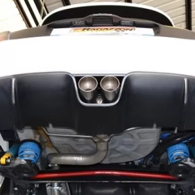 SCARICO FINALE SPORTIVO DIRETTO RAGAZZON PER ABARTH 500 / 595 / 695 1.4 T-JET USCITA DOPPIA CENTRALE