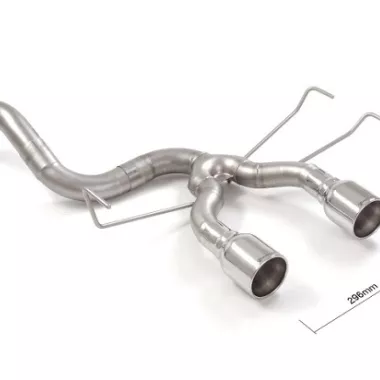 SCARICO FINALE SPORTIVO DIRETTO RAGAZZON PER ABARTH 500 / 595 / 695 1.4 T-JET USCITA DOPPIA CENTRALE SPAZIATA