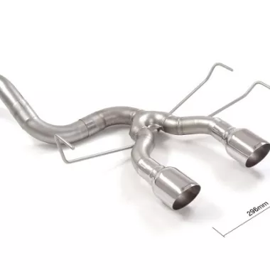 SCARICO FINALE SPORTIVO DIRETTO RAGAZZON PER ABARTH 500 / 595 / 695 1.4 T-JET USCITA DOPPIA CENTRALE SPAZIATA SPORTLINE